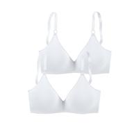 PETITE FLEUR Bralette-BH Damen 2xweiß Gr.70B