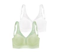 PETITE FLEUR by Lascana Damen Entlastungs-BH, Bralette-BH, Baumwoll-BH, BH ohne Bügel
