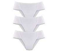 Formslip PETITE FLEUR Gr. 32/34, 3 St., weiß Damen Unterhosen Formslips Bodyforming Slip aus elastischer Baumwolle (356856-32)