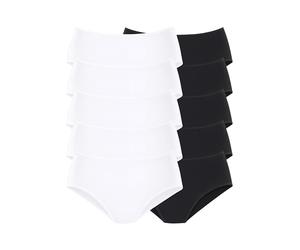 PETITE FLEUR by Lascana Damen Go in Hüftslip (10 Stück) | mit elastischen Abschlüssen an Taillen- und Beinausschnitten, weicher Baumwoll-Stretch-Qualität