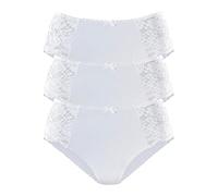 PETITE FLEUR Hüftslip Damen weiß Gr.48/50