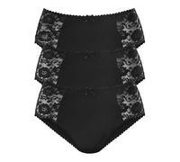 PETITE FLEUR Hüftslip Damen schwarz Gr.48/50