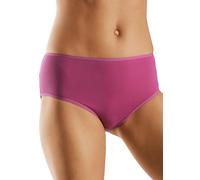 Hüftslip, Damen, Gr. 40/42, lila (beere), Single Jersey, Obermaterial: 95% Baumwolle, 5% Elasthan, PETITE FLEUR BY LASCANA, unifarben, Unterhosen, aus elastischer Baumwolle (75112727-40) beere