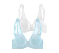 PETITE FLEUR BY LASCANA Minimizer-BH Damen hellblau+weiß Gr.105F