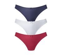 PETITE FLEUR BY LASCANA String Damen rot+marine+weiß Gr.36/38