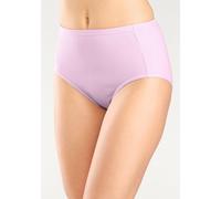 Taillenslip, Damen, Gr. 40, bunt (apricot, mint, weiß, flieder, hellblau), Piqué, Obermaterial: 95% Baumwolle, 5% Elasthan, PETITE FLEUR BY LASCANA, unifarben, körpernah, Unterhosen Taillenslip, aus w