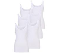 Achselhemd PETITE FLEUR Gr. 48, N-Gr, weiß Damen Unterhemden aus reiner Baumwolle, Tanktop, Unterziehshirt (865822-48)