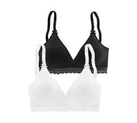 PETITE FLEUR Bralette-BH Damen weiß+schwarz Gr.95B
