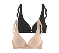 PETITE FLEUR Bügel-BH Damen toffee+schwarz Gr.80D