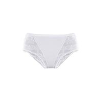 Formslip, Damen, Gr. 40/42, schwarz-weiß (schwarz, weiß), Obermaterial: 90% Baumwolle, 10% Elasthan (LYCRA SPORT). Miedereinsatz: 90% Polyamid, 10% Elasthan. Spitze: 90% Polyamid, 10% Elasthan, PETITE
