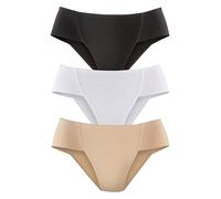 Formslip PETITE FLEUR, Damen, Gr. 40/42, beige (beige, schwarz, weiß), Jersey, Obermaterial: 90% Baumwolle, 10% Elasthan (LYCRA SPORT). Meshfutter: 90% Polyamid, 10% Elasthan, unifarben, Unterhosen Fo