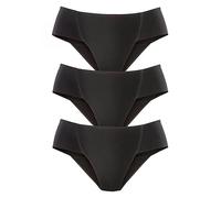 Formslip PETITE FLEUR Gr. 48/50, 3 St., schwarz Damen Unterhosen Formslips Bodyforming Slip aus elastischer Baumwolle (356903-48)