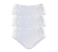 PETITE FLEUR Damen Slip weiß, Größe 56/58, 3338459 Weiß XXXL