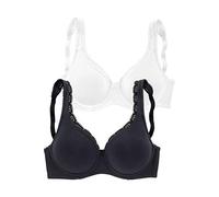 PETITE FLEUR Damen T-Shirt-BH mit Baumwolle & Spitze