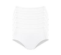 Taillenslip, Damen, Gr. 44, schwarz, Piqué, Obermaterial: 95% Baumwolle, 5% Elasthan, PETITE FLEUR BY LASCANA, unifarben, körpernah, Unterhosen Taillenslip, aus weicher Pikee-Qualität, Topseller (6851