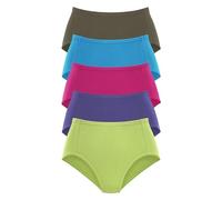 Taillenslip PETITE FLEUR Gr. 36, bunt (grün, lila, pink, türkis, olivgrün) Damen Unterhosen (493887-36) grün, lila, pink, türkis, olivgrün