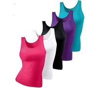 PETITE FLEUR Unterhemd Damen pink, schwarz, weiß, lila, türkis Gr.50/52