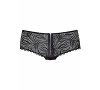 Panty, Damen, Gr. 48/50, schwarz, Obermaterial: 86% Polyamid, 14% Elasthan, PETITE FLEUR GOLD BY LASCANA, Unterhosen Panty, mit Häkchenverschluss vorne (359507-48) schwarz