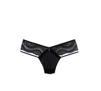 Tanga, Damen, Gr. 36/38, schwarz, Spitze, Obermaterial: 90% Polyamid, 10% Elasthan, PETITE FLEUR GOLD BY LASCANA, Unterhosen Tanga, mit eleganter Spitze (39062638-36) schwarz
