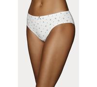 Jazz-Pants Slips PETITE FLEUR, Damen, Gr. 44/46, beige (creme, grau), Single Jersey, Obermaterial: 95% Baumwolle, 5% Elasthan, gemustert, unifarben, Unterhosen, aus elastischer Baumwolle (57029518-44)