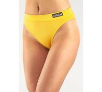 Jazz-Pants Slips PETITE FLEUR, Damen, Gr. 44, bunt (gelb, blau, weiß, schwarz), Obermaterial: 95% Baumwolle, 5% Elasthan, unifarben, bequem, Unterhosen, aus elastischer Baumwolle (830237-44) gelb, bla