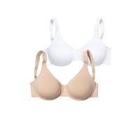 PETITE FLEUR Minimizer-BH Damen puder+weiß Gr.75D