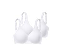 PETITE FLEUR Soft-BH Damen 2xweiß Gr.105B