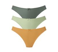 PETITE FLEUR String Damen khaki+hellgrün+mango Gr.32/34