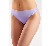 String PETITE FLEUR, Damen, Gr. 32/34, bunt (orange, grün, rosa, lila, gelb), Single Jersey, Obermaterial: 95% Baumwolle, 5% Elasthan, unifarben, körpernah, Unterhosen String, aus elastischer Baumwoll