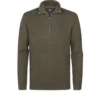 Petrol Half Zip Pullover Army Green - Größe L Grün L