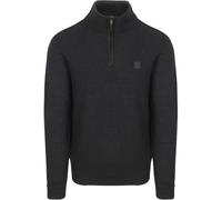 Petrol Half Zip Pullover Melange Navy - Größe XL Dunkelblau XL