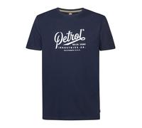 Petrol Industries - Bedrucktes Jersey T-Shirt Huracán Blau L