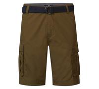 Petrol Industries - Cargo-Shorts mit Gürtel Poplin Männer - Grün S