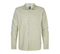 Petrol Industries - Einfarbiges Leinenhemd Tealline Herren - Grün M