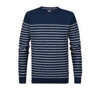 Petrol Industries - Gestreifter Pullover Palm Herren - Blau L