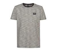 Petrol Industries - Gestreiftes T-Shirt Ceniza Herren M