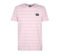 Petrol Industries - Gestreiftes T-Shirt Limeview Lila M