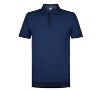 Petrol Industries - Gestricktes Poloshirt Oceanstone Herren - Blau S