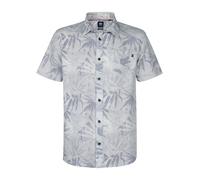 Petrol Industries - Hemd mit Allover-Muster Seafoamview Herren - Blau XL