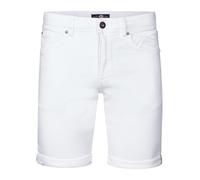 Jeansshorts PETROL INDUSTRIES, Herren, Gr. XL (42), N-Gr, hellweiß, Denim/Jeans, Obermaterial: 72% Baumwolle, 27% Polyester, 1% Elasthan, slim fit kniefrei, Jeans Jeansshorts, Sommerhose im Five-Pocke