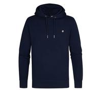 Kapuzensweatshirt PETROL INDUSTRIES, Herren, Gr. XXL, blau (navy blau), Sweatware, Obermaterial: 95% Baumwolle, 5% Elasthan, unifarben, casual, regular fit taillenbedeckt, ohne Ausschnitt, Langarm Rip