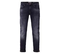 Petrol Industries Herren Men Denim Slim fit Anzughose, Blue Black, Bundweite: 84 cm, beinlänge: 81 cm
