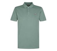 Poloshirt PETROL INDUSTRIES, Herren, Gr. L (40), oil grün, Jersey, Obermaterial: 100% Baumwolle, regular fit taillenbedeckt, ohne Ausschnitt, Shirts, mit Logo Stickerei (11188111-L) oil grün