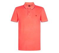 Petrol Industries Herren Poloshirt Kurzarm - Baumwolle - Klassischer Kragen - Herrenbekleidung - Rosa - XL