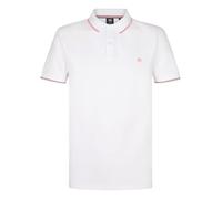 Petrol Industries Herren Poloshirt Regular Fit Kurzarm – 95% Baumwolle, 5% Elasthan – Weiß – M