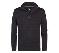 Troyer PETROL INDUSTRIES, Herren, Gr. M, schwarz (deep schwarz), Strick, Obermaterial: 87% Baumwolle, 13% Polyester, regular fit, Bündchen, Pullover (78354404-M) deep schwarz