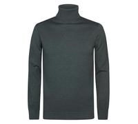 Petrol Industries Herren Strickpullover - Stehkragen mit Knöpfen und Reißverschluss - Regular Fit - Herrenbekleidung - Grün - XL