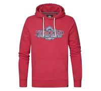 Petrol Industries Herren Sweater Hooded Pullover, Melonenrot, Small