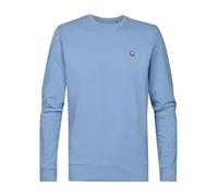 Petrol Industries Herren Sweatshirt - Regular Fit - Rundhalsausschnitt - Pullover - Herrenbekleidung - Blau - XL