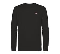 Petrol Industries Herren Sweatshirt - Regular Fit - Rundhalsausschnitt - Pullover - Herrenbekleidung - Schwarz - S